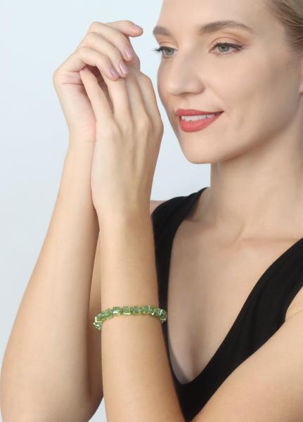 green chrysolite  - Cubes - Konplott bracelet